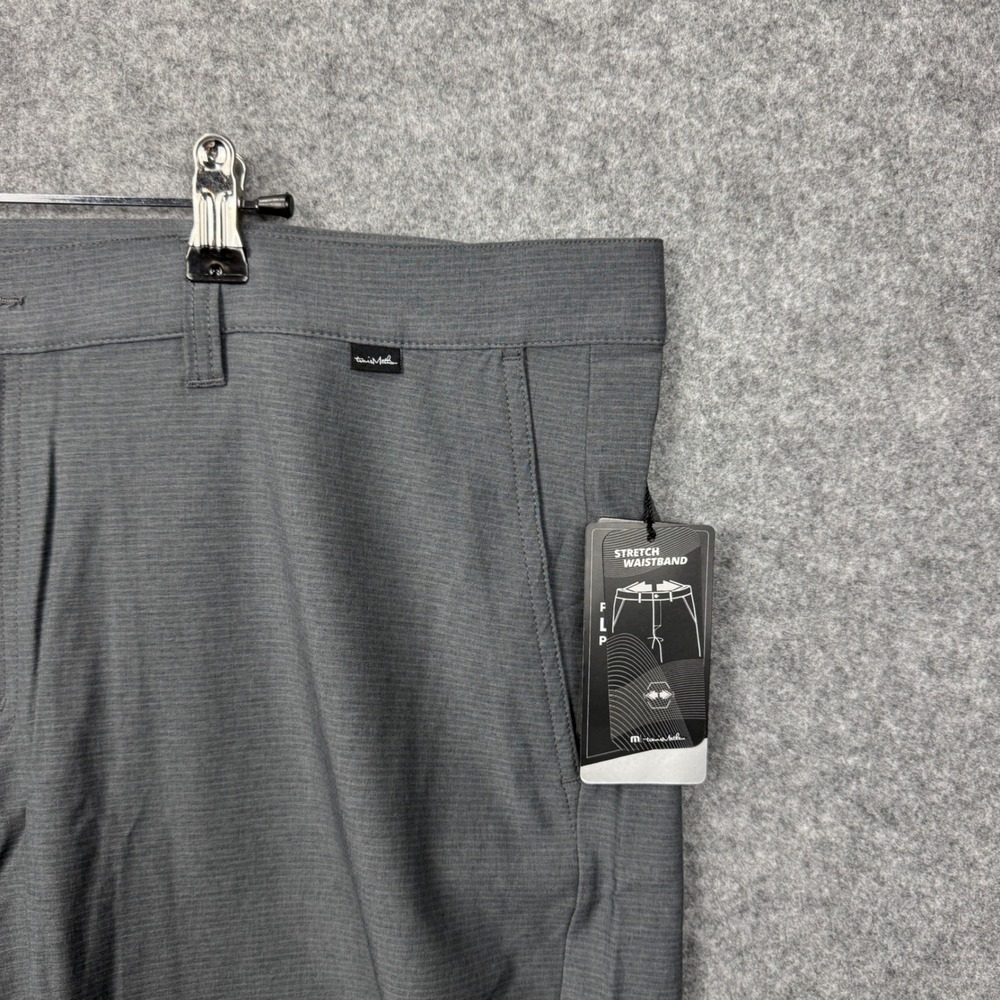 TravisMathew‎ Sand Harbor Golf Shorts Mens 42 Heather Dark Grey 1MW387 NWT - Picture 5 of 11